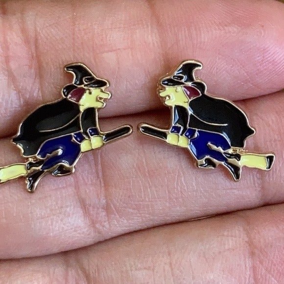 Witch broom cerco Earrings - Picture 9 of 9